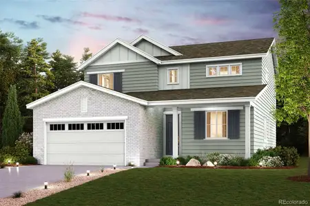 New construction Single-Family house 13870 Bunny Hop Lane, Parker, CO 80134 Iris- photo 0