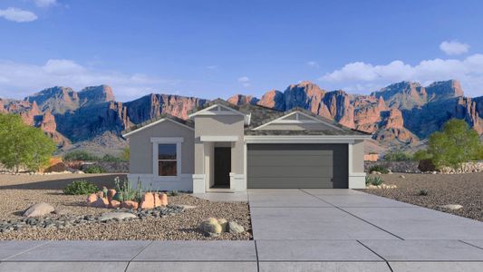 New construction Single-Family house 12253 E Aster Ln, Florence, AZ 85132 Easton- photo 0