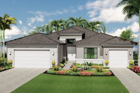 New construction Single-Family house Bellagio, 12320 Southwest Calm Pointe Court, Port St. Lucie, FL 34987 - photo