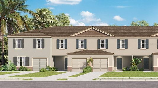 New construction Townhouse house 3403 Private Oak Drive, Apopka, FL 32703 - photo 0