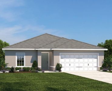 New construction Single-Family house 1231 Tank Trail, Haines City, FL 33844 Palm- photo 0