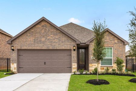 New construction Single-Family house 3049 Myrtle Sunset Drive, Katy, TX 77493 Cardinal- photo 0