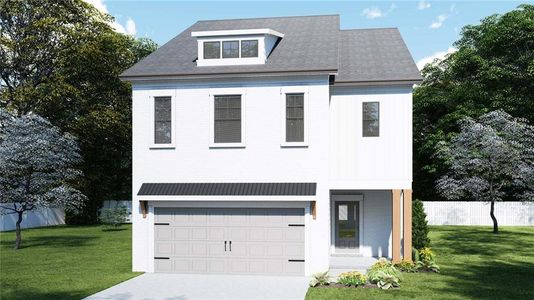 New construction Single-Family house 4201 Portsbrook Avenue, Snellville, GA 30039 Chestnut- photo 0