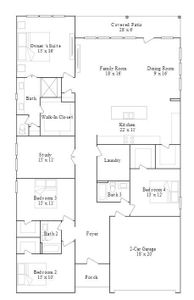 New construction Single-Family house 2616 Mackinac Bay Drive, Texas City, TX 77568 Melrose II- photo 1 1