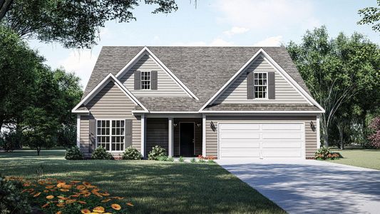 New construction Single-Family house The Caldwell, 20 Shore Pine Drive, Youngsville, NC 27596 - photo