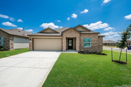 New construction Single-Family house 32317 Ginger Cove, Bulverde, TX 78163 Langley- photo 0