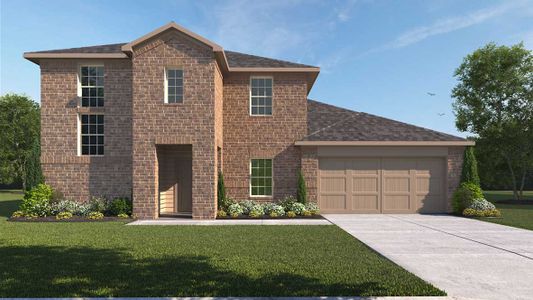 New construction Single-Family house 31514 Corsham Cove Ct, Fulshear, TX 77441 LANCASTER- photo 0 0
