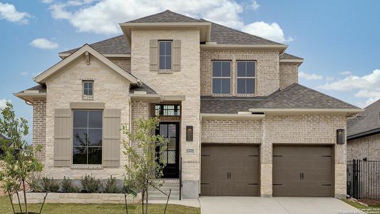 New construction Single-Family house 24017 Sidehill Lie, San Antonio, TX 78261 Design 2722H- photo 0 0