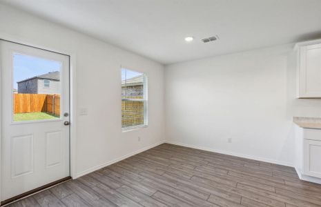 Spacious dining area*real home pictured