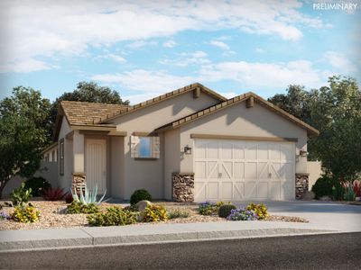 New construction Single-Family house 396 S San Fernando Lane, Casa Grande, AZ 85194 Olive- photo 0