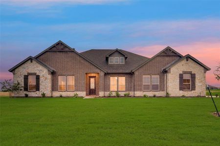 New construction Single-Family house 181 Big Bend Trail, Valley View, TX 76272 Cedar Sage- photo 1 1