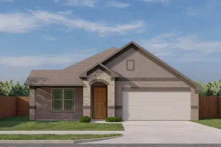 New construction Single-Family house 381 Appaloosa Drive, Ferris, TX 75125 The Peony- photo 0