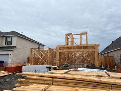 New construction Single-Family house 3636 Crosspointe Pass, Angleton, TX 77515 Hoover II- photo 1