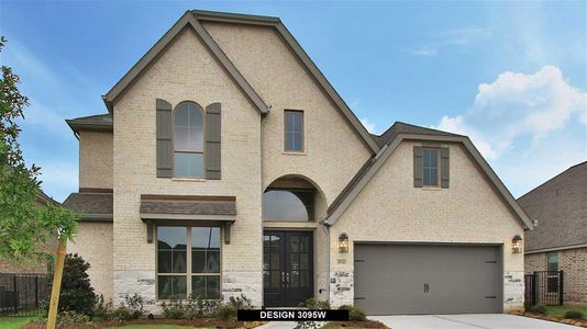 New construction Single-Family house 29506 Highland Meadow Drive, Fulshear, TX 77441 Design 3095W- photo 1 1