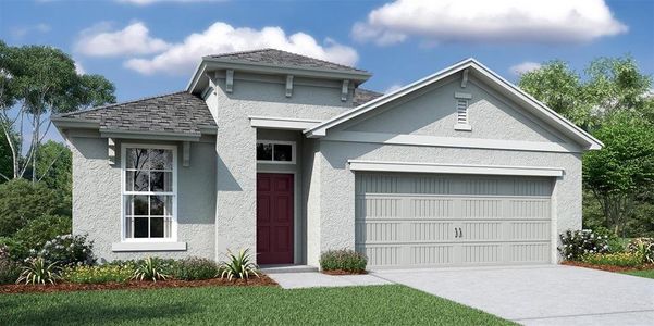 New construction Single-Family house 5331 Cappleman Loop, Brooksville, FL 34601 Redwood- photo 0