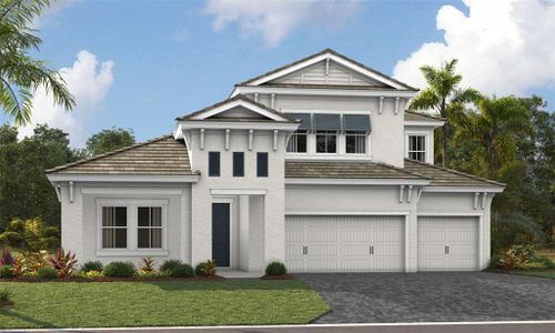 New construction Single-Family house 10406 Longmeadow Avenue, Parrish, FL 34219 Islamorada II- photo 0