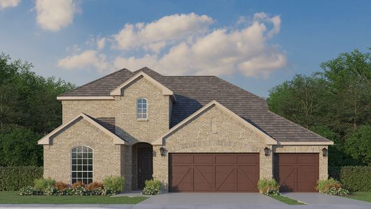 Plan 1525 Elevation A 3-Car by American Legend Homes