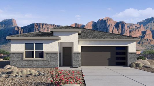 New construction Single-Family house 24741 N 183Rd Dr, Wittmann, AZ 85361 Blackstone- photo 0