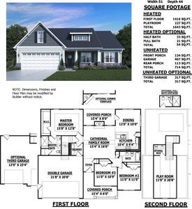 New construction Single-Family house The Sinclair, Thistle Court, Sanford, NC 27332 - photo