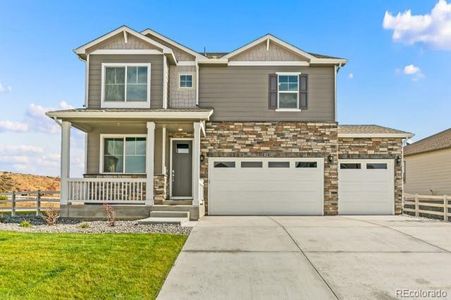 New construction Single-Family house 4564 Cattle Cross Road, Castle Rock, CO 80104 Holcombe - photo 0 0