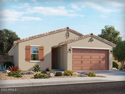 New construction Single-Family house 348 S San Antonia Lane, Casa Grande, AZ 85194 Mason- photo 0