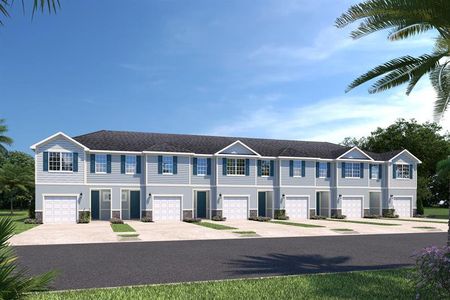 New construction Townhouse house 12590 Amber Creek Cir, Lakewood Ranch, FL 34211 Mayport - Homesite 1A- photo 0