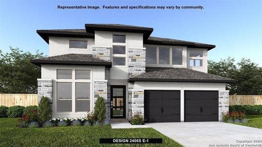 New construction Single-Family house 675 Bay Breeze Drive, Kyle, TX 78640 Design 2408S- photo 0 0