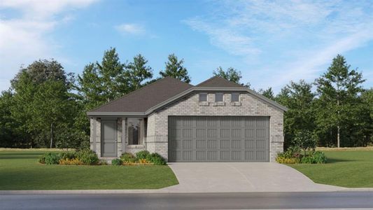 New construction Single-Family house 21015 Longwitton Lane, Humble, TX 77338 Oakridge- photo 0