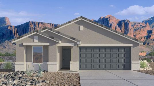 New construction Single-Family house 12238 E Aster Lane, Florence, AZ 85132 Easton- photo 0