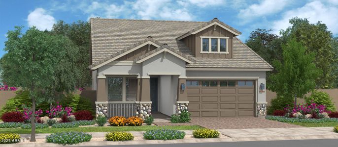 New construction Single-Family house 23125 E Reins Road, Queen Creek, AZ 85142 Alpine w/Loft- photo 0