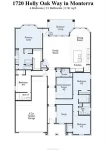 New construction Single-Family house 1720 Holly Oak Way, Fate, TX 75087 Fleetwood Plan- photo 1 1