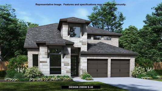 New construction Single-Family house 1204 Park Sac Cv, Georgetown, TX 78628 2595W- photo 0