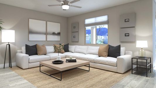 Great Room | King | Wildera – Valley Series | New Homes in San Tan Valley, AZ | Landsea Homes