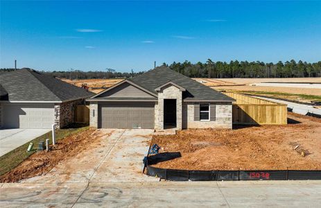 New construction Single-Family house 15038 High Rapids Lane, Magnolia, TX 77354 Split - photo
