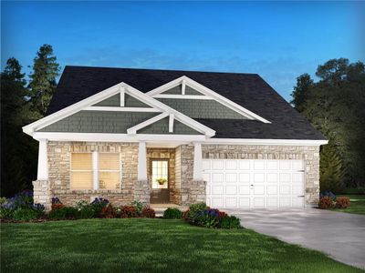 New construction Single-Family house 3569 Commodore Court, Buford, GA 30519 Northbrook- photo 0