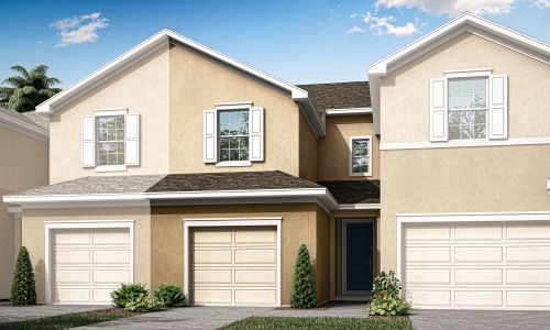 New construction Townhouse house Capri, 1114 Turquoise Waves Cove, Kissimmee, FL 34747 - photo