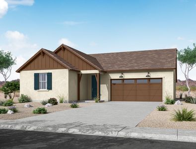 New construction Single-Family house 4016 S 178Th Ln, Goodyear, AZ 85338 Juniper - El Cidro- photo
