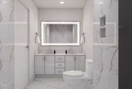 6.Bathroom Vanity - White Cabinets