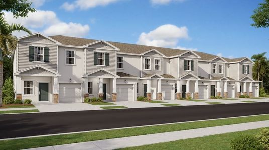 New construction Townhouse house Minori, 7113 Dilly Lake Avenue, Groveland, FL 34736 - photo