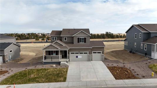 New construction Single-Family house 13860 Hanging Lake Street, Parker, CO 80138 Camellia- photo 0