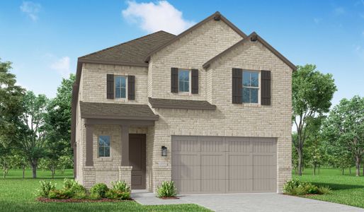New construction Single-Family house Lincoln Plan, Bluejack Wy, Lavon, TX 75166 - photo