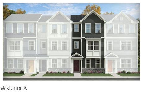 New construction Townhouse house 148 Aster Bloom Lane, Unit 489, Raleigh, NC 27610 - photo 0