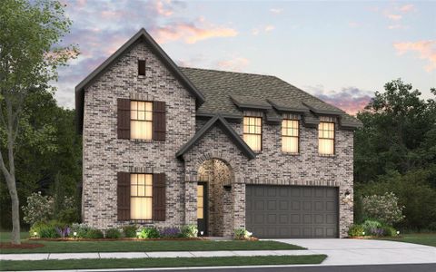 New construction Single-Family house 616 Tinsley Meadows Drive, Van Alstyne, TX 75495 Wheeler E- photo 0