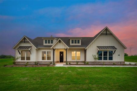 New construction Single-Family house 300 Big Bend Trail, Valley View, TX 76272 Cedar Sage- photo 1 1