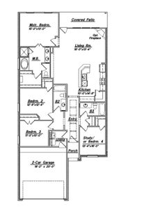 New construction Single-Family house Floor Plan 1759, 20107 Sedona Park Drive, Hockley, TX 77447 - photo