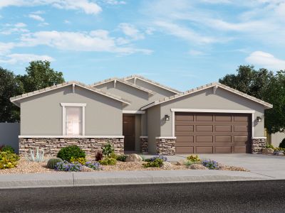New construction Single-Family house 3358 E Alexander Drive, San Tan Valley, AZ 85143 Amber- photo 1 1
