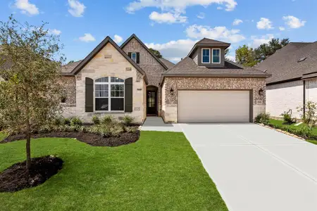 New construction Single-Family house 29603 Cedar Elm Way, Tomball, TX 77375 Mcavoy- photo 0