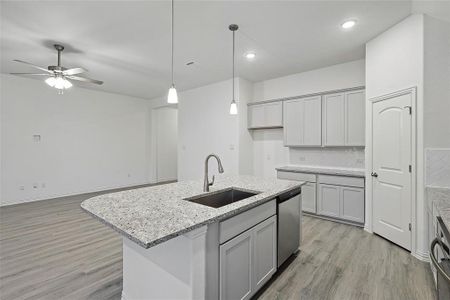 New construction Single-Family house 948 Water Canna Drive, Fort Worth, TX 76247 Premier Series - Palm- photo