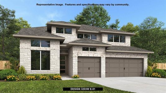 New construction Single-Family house 1128 Rusty Blackhaw Trail, San Marcos, TX 78666 Design 3203W- photo 0 0