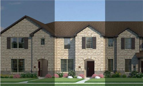 New construction Townhouse house 209 Territory Trail, Fort Worth, TX 76120 Houston 5A2 A- photo 0